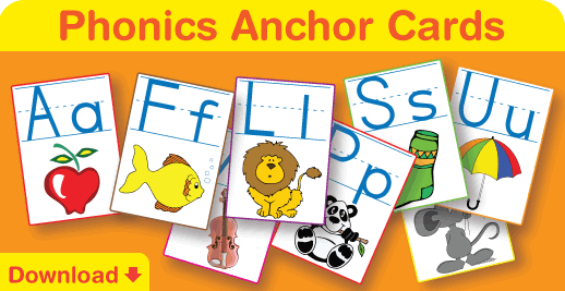 Click to download our phonics anchor posters and cards.